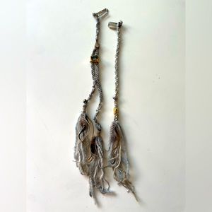 Burning Man/Festival Feathered and Jeweled Hair Clips Never Worn